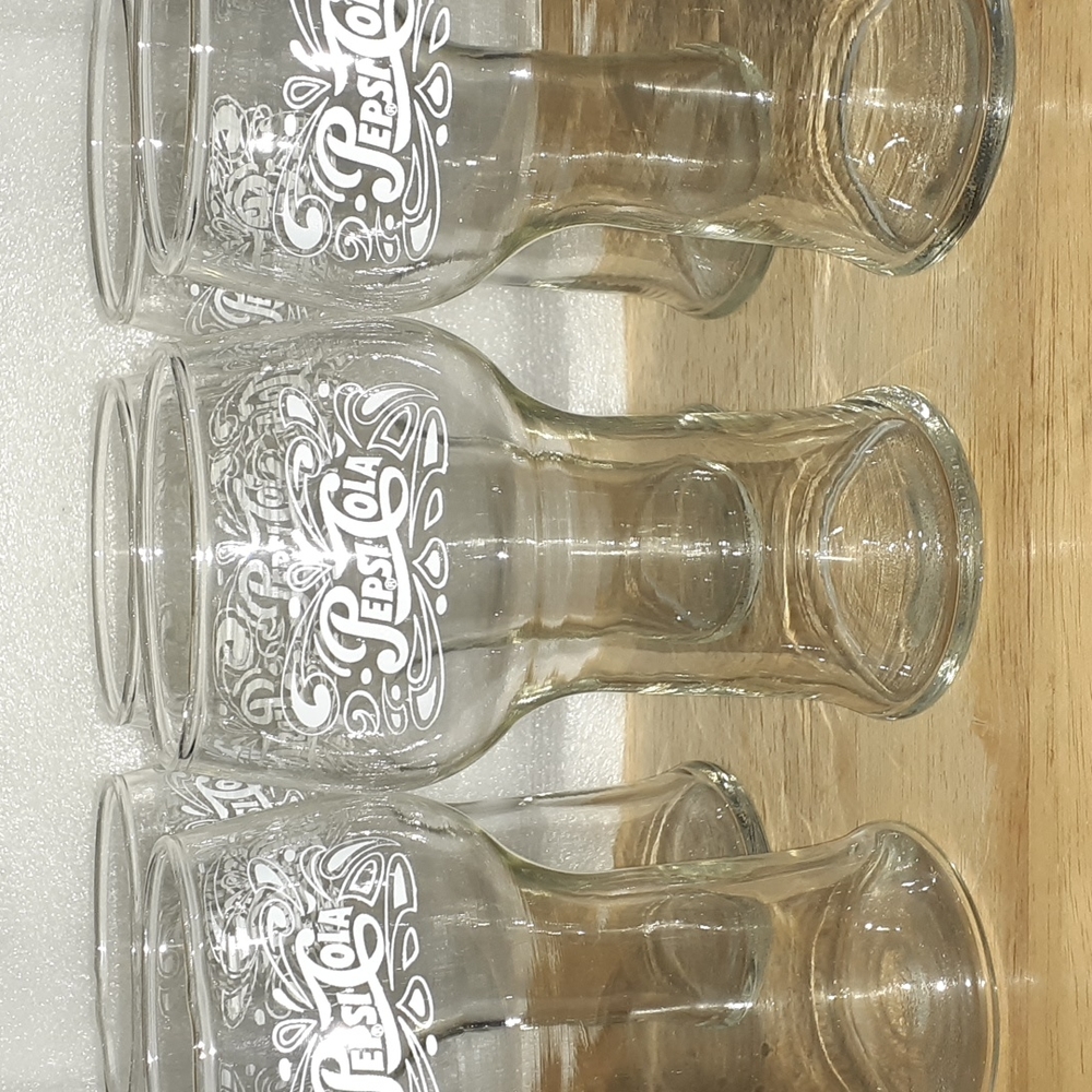 Vintage Pepsi-Cola Glassware 6 Piece Set